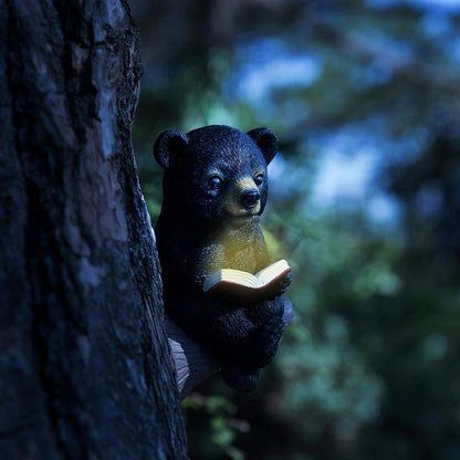 Baby Bear Reading Book Ornament