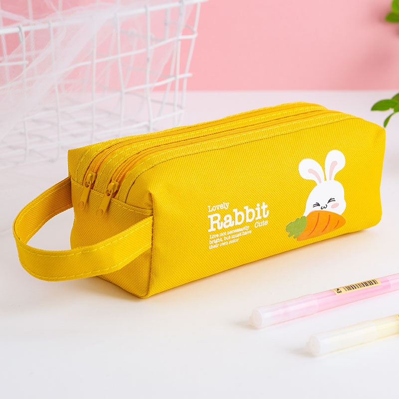 Pencil case double shutter