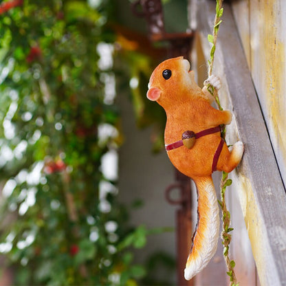 Squirrels Climbing Ornaments