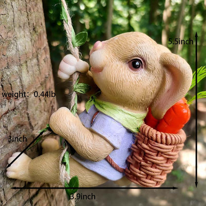 Little Bunny Climbing Ornament