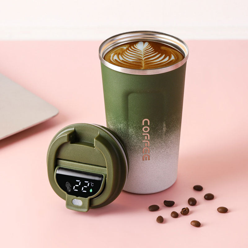 Temperature Display Coffee Cup