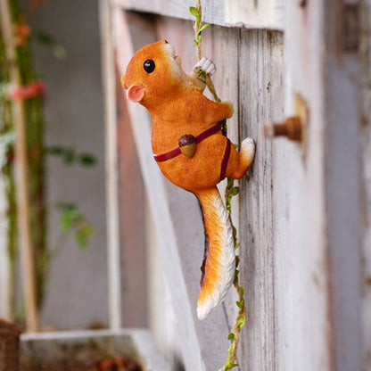 Squirrels Climbing Ornaments