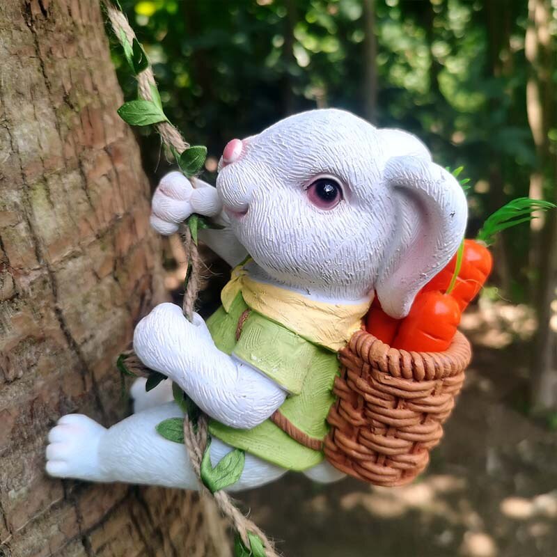 Little Bunny Climbing Ornament