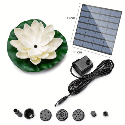 Lotus Solar Water Fountain