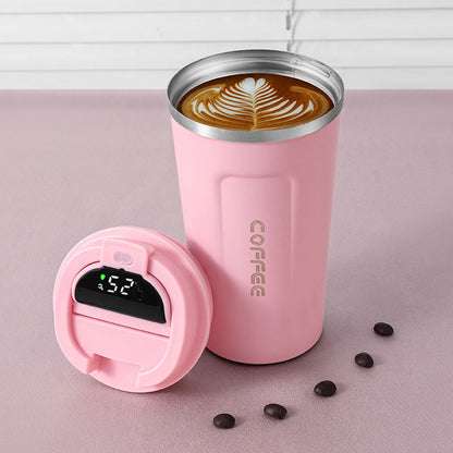 Temperature Display Coffee Cup