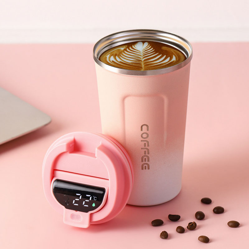 Temperature Display Coffee Cup