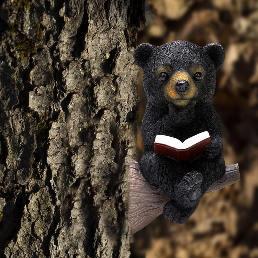 Baby Bear Reading Book Ornament