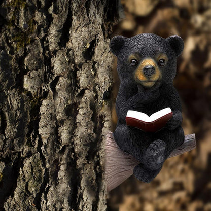 Baby Bear Reading Book Ornament