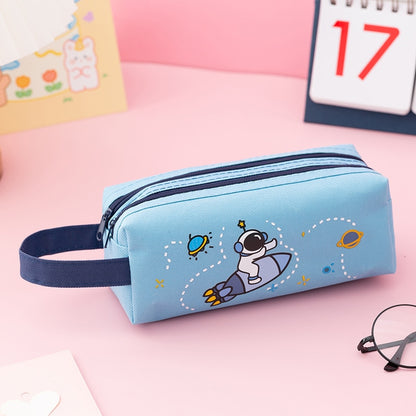 Pencil case double shutter