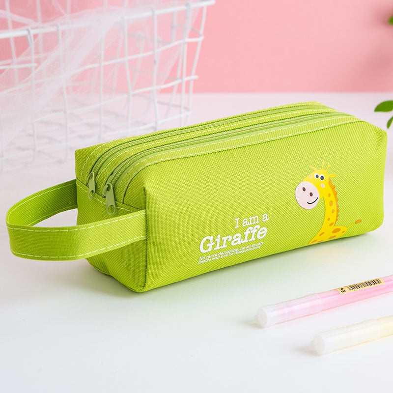 Pencil case double shutter