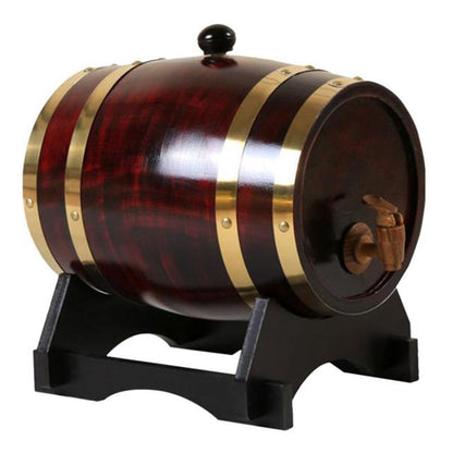 3L Wood Barrel Tap Dispenser