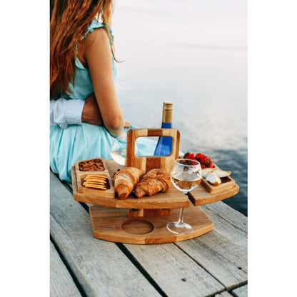 Portable Picnic Drink Snack Table