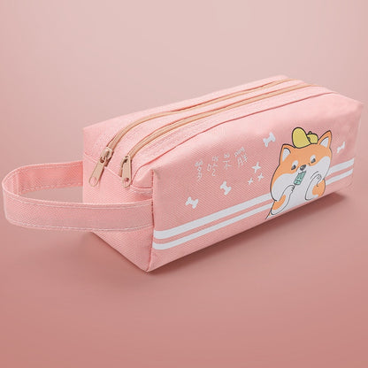 Pencil case double shutter