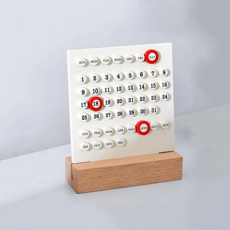 Acrylic Wooden DIY Calendar