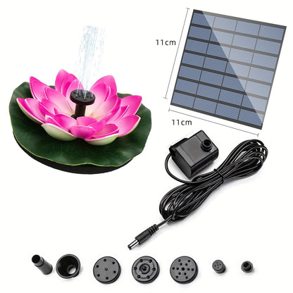 Lotus Solar Water Fountain