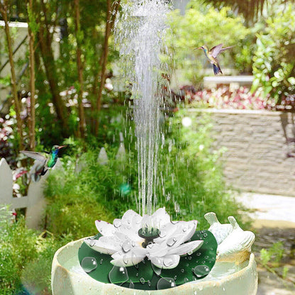 Lotus Solar Water Fountain