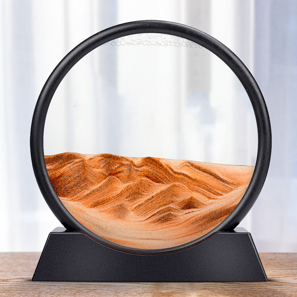 Dynamic Moving Sand Art