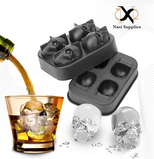 Skull-shaped Ice Cube Mold