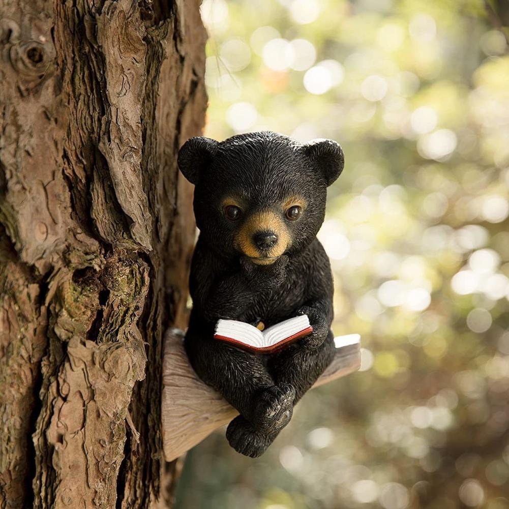 Baby Bear Reading Book Ornament