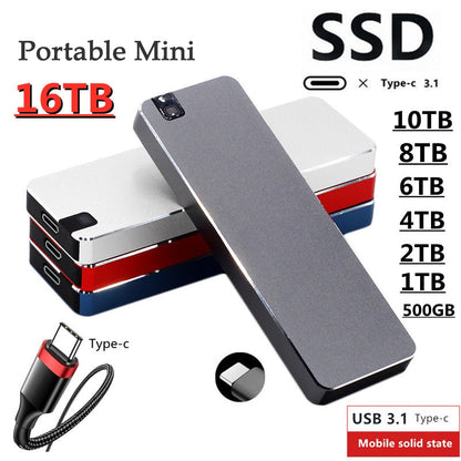 Mobile external hard drive