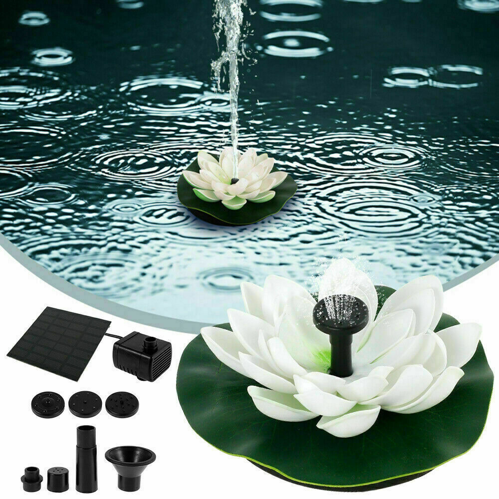 Lotus Solar Water Fountain